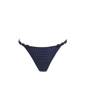 AVERO - Mini Thong - VEL Velvet Blue