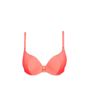 Cassie - Padded Bikini Top Heartshape - NEF Neon Fiesta