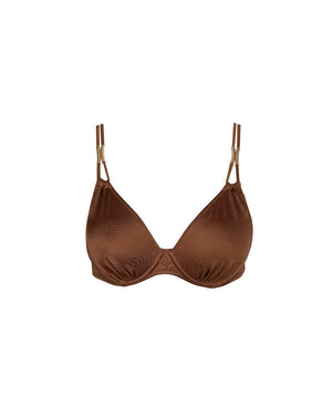 Hello Sunset - Padded Bikini Top Heartshape - SEP  SEP Sepia