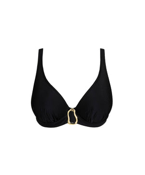 UVITA - Bikini Top Deep Plunge Padded - ZWA Black