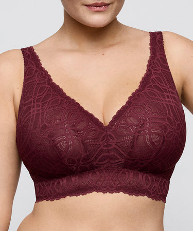 SALERNO - Bralette - EVR Evening Red