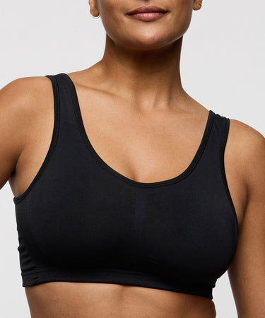 NUDDA - Bralette - ZWA black