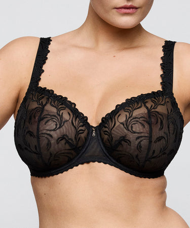 SOLISSE - Balcony Bra Vertical Seam - ZWA Black
