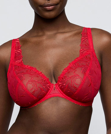 SOLISSE - Plunge Bra - TRR True Red