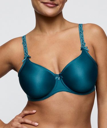 DEAUVILLE - Non Padded Full Cup Seamless - PEA Peacock