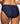 Navy checkered underwear on a plain background