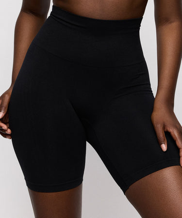 NUDDA - Shapewear High Briefs W/Legs - ZWA black