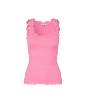 Babette - Silk Top w/lace - 283 DOLLY PINK