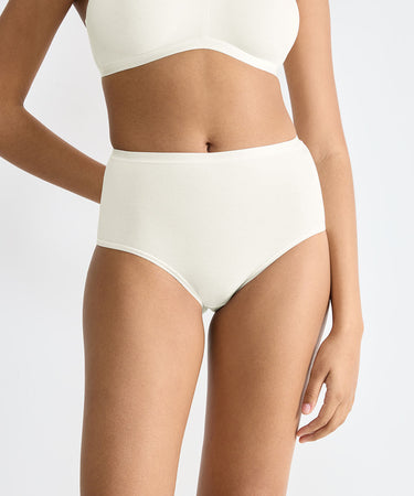 sloggi GO Daily Cotton - Highwaist 3P - 00GZ-SILK WHITE