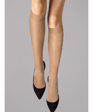 Satin Touch 20 - Knee Highs & Overknees - 4467 SAND