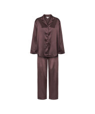 Lady Avenue - Satin Long Sleeve Pyjamas