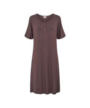 Lady Avenue - Bamboo Long nightdress, short sleeve
