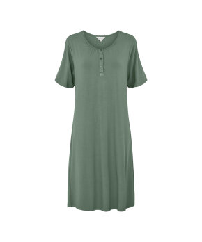 Lady Avenue - Bamboo Long nightdress, short sleeve