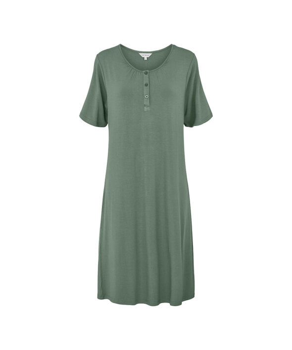 Lady Avenue - Bamboo Long nightdress, short sleeve