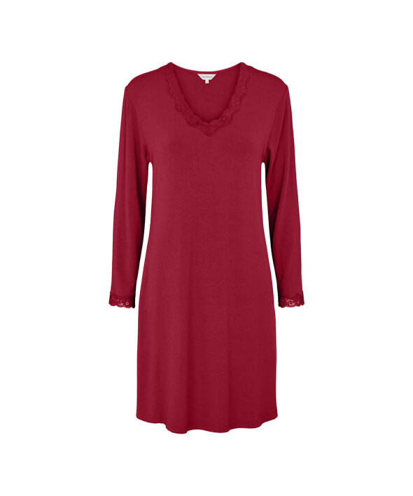 Lady Avenue - Bamboo long sleeve nightdress with l