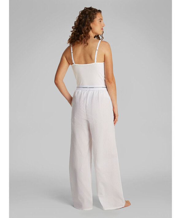 Calvin Klein - Cotton Poplin Logo Wb Poplin Pant