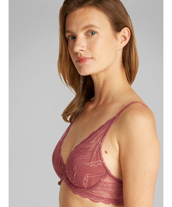 Calvin Klein - Sensual Stretch Lace Lightly Lined Plunge