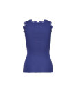 Rosemunde - Silk Top Regular W/Vintage Lace