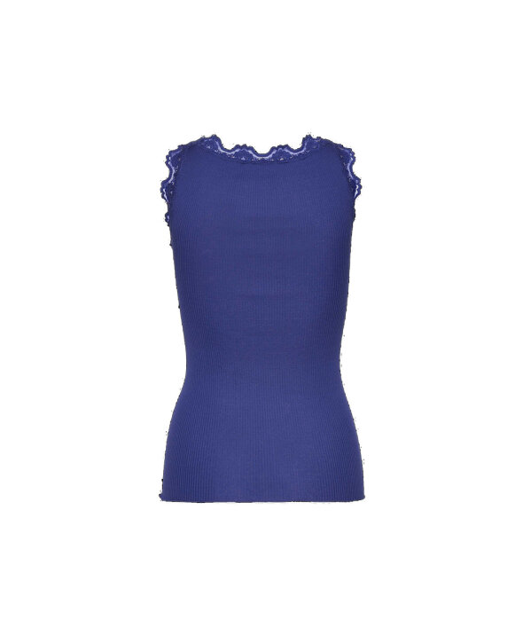 Rosemunde - Silk Top Regular W/Vintage Lace