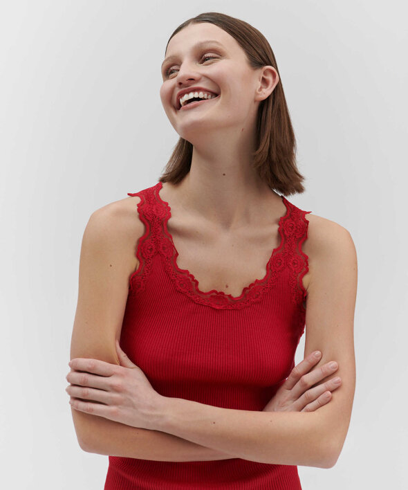 Rosemunde - Babette Top Regular W/Vintage Lace