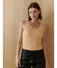 Rosemunde - Babette Top Regular W/Vintage Lace