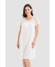 Louis Feraud - Voile Nd, overcut, v-neck, button pa