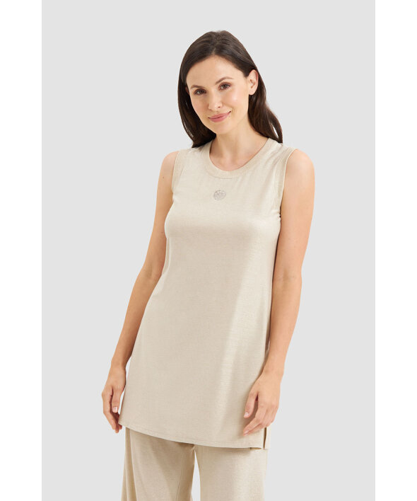 Louis Feraud - Golden Shine Py, sleeveless, pants 1/1, rou