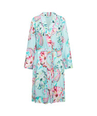 Louis Feraud - Paisley Robe, 1/1 sleeve, wrap-around