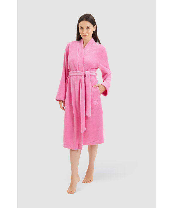 Louis Feraud - Nightwear Robe, 1/1 sleeve, wrap-around,