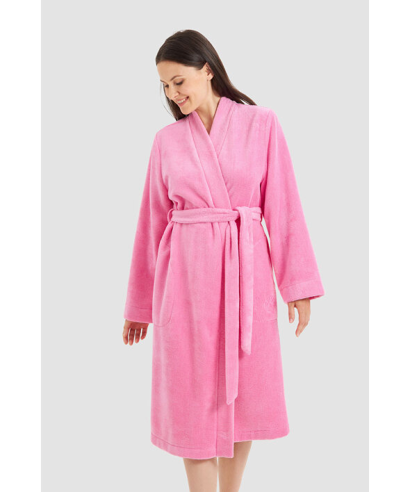 Louis Feraud - Nightwear Robe, 1/1 sleeve, wrap-around,