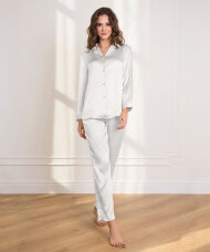 Lady Avenue - Silk Woven Basic Pyjamas