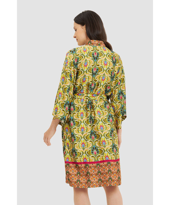 Louis Feraud - Nightwear Robe, 3/4 sleeve, wrap-around,