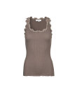 Rosemunde - Silk Silk top w/ lace