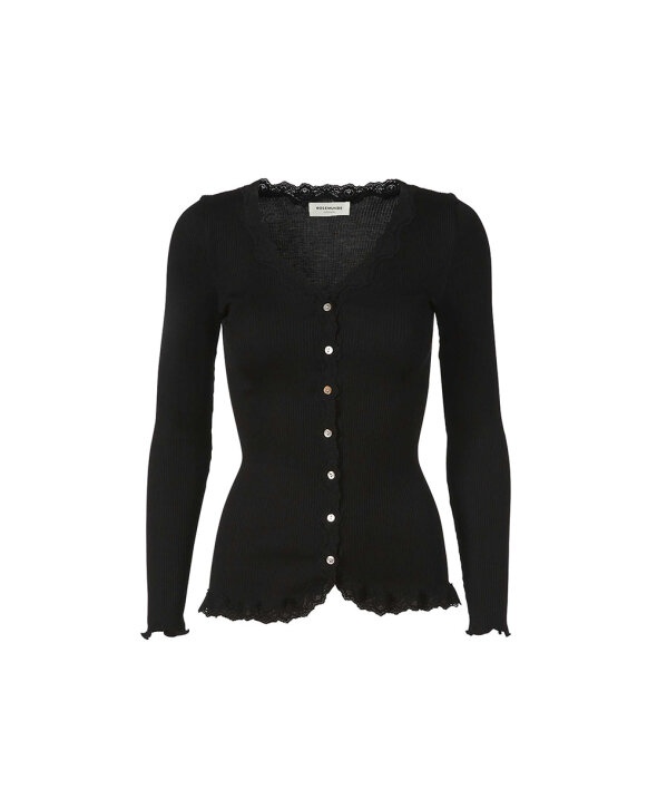 Rosemunde - Silk Cardigan Regular Ls W/Rev Vin