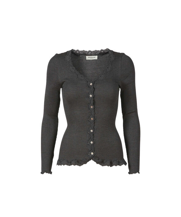 Rosemunde - Silk Cardigan Regular Ls W/Rev Vin