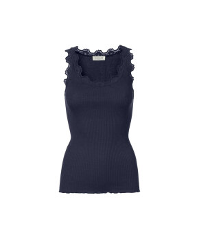 Rosemunde - Silk Silk top w/ lace