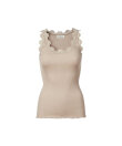 Rosemunde - Silk Silk top w/ lace