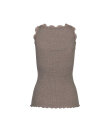 Rosemunde - Silk Silk top w/ lace