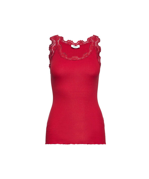 Rosemunde - Silk Silk top w/ lace