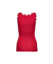 Rosemunde - Silk Silk top w/ lace