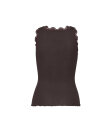 Rosemunde - Silk Top Regular W/Vintage Lace