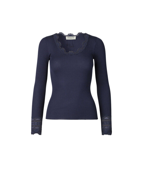Rosemunde - RWBenita LS O-neck Lace Top