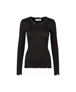 Rosemunde - Silk T-shirt W/ Lace