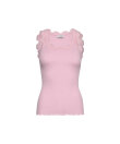 Rosemunde - Silk Top Regular W/Vintage Lace