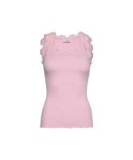 Rosemunde - Silk Top Regular W/Vintage Lace