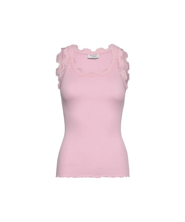 Rosemunde - Silk Top Regular W/Vintage Lace