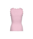 Rosemunde - Silk Top Regular W/Vintage Lace