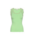 Rosemunde - Silk Top Regular W/Vintage Lace