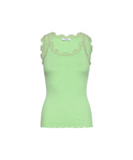 Rosemunde - Silk Top Regular W/Vintage Lace