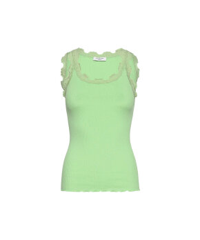 Rosemunde - Silk Top Regular W/Vintage Lace